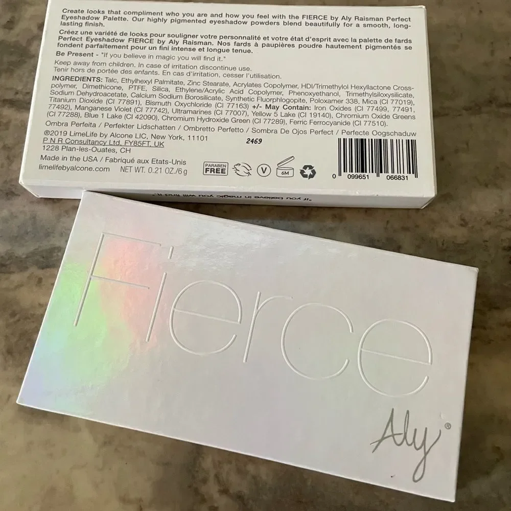 Limelife by Alcone Fierce Eyeshadow Palette new black glamour makeup